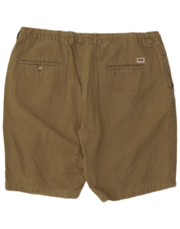 Carrera Ανδρικό σορτς Chino XL W38 Χακί βαμβακερό