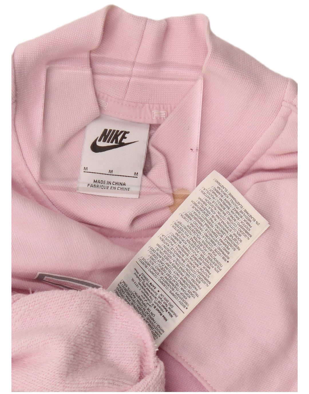 Γυναικείο φούτερ Nike με γραφικά Crop Jumper UK 14 Medium Pink