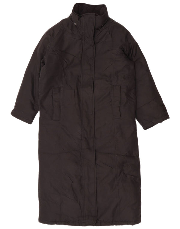 Eddie Bauer Γυναικείο Petite Mademoiselle Oversized παλτό UK 6 XS Μαύρο