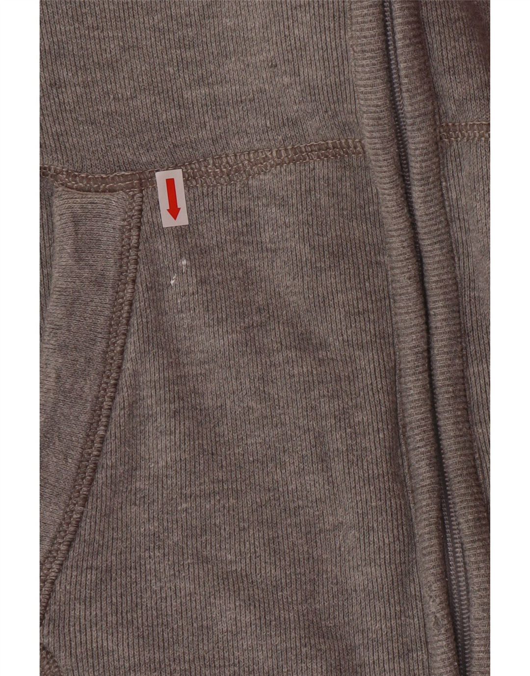 ABERCROMBIE & FITCH Γυναικεία φόρμα γυμναστικής γραφικά Top Jacket UK 16 Large Grey