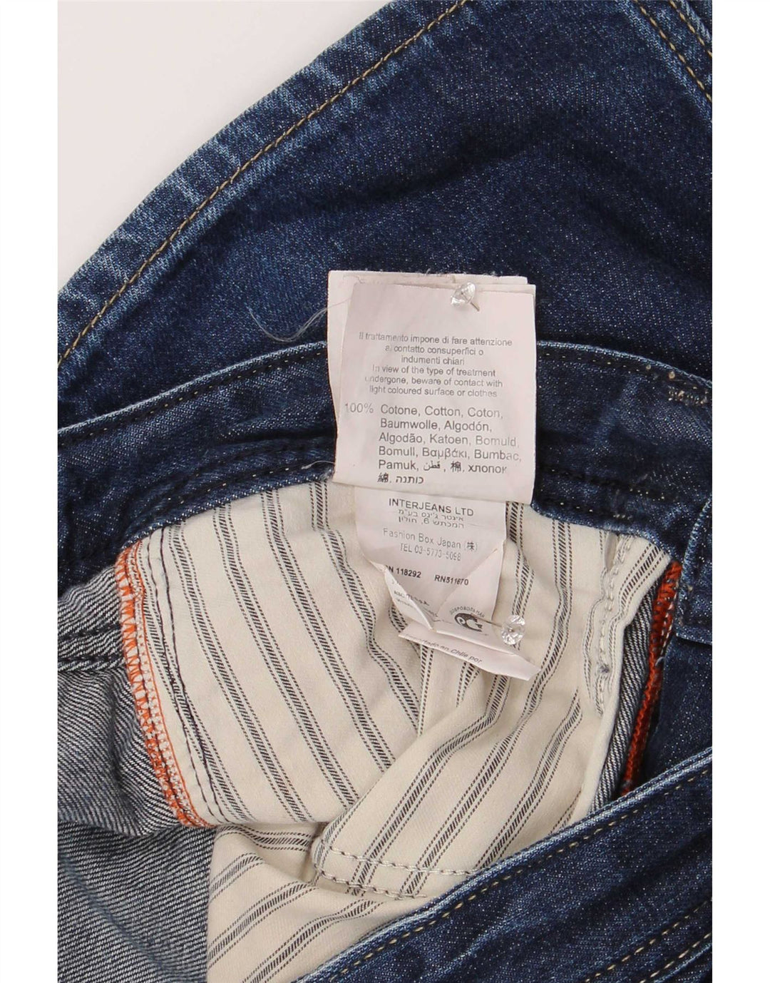 Replay Ανδρικό ίσιο τζιν W31 L34 Navy Blue Cotton