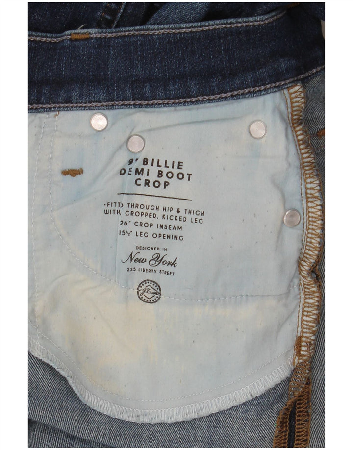 J. CREW Γυναικεία Billie Demi Crop Bootcut Jeans W26 L25 Blue