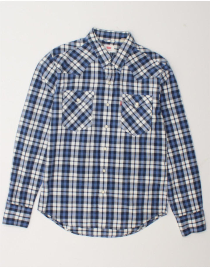 Ανδρικό πουκάμισο Levi's Small Blue Check Cotton