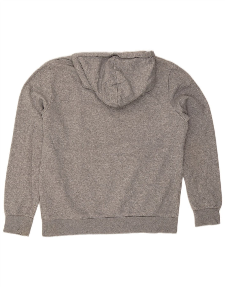 Jack & Jones Ανδρικό φούτερ με φούτερ, μεγάλο γκρι βαμβακερό