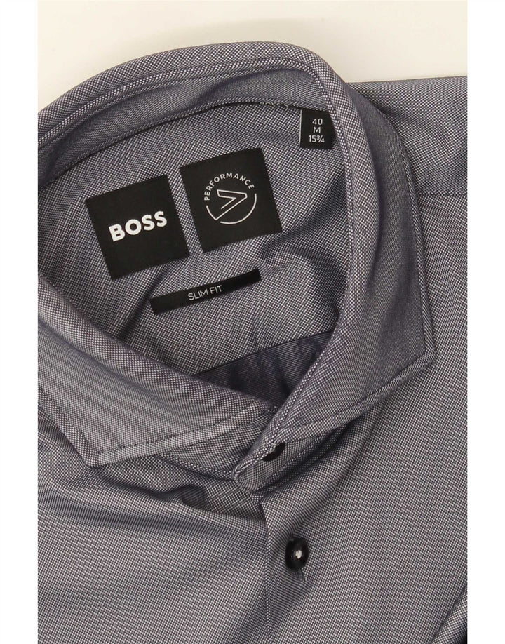 Ανδρικό πουκάμισο Hugo Boss Slim Fit Size 40 15 3/4 Medium Grey