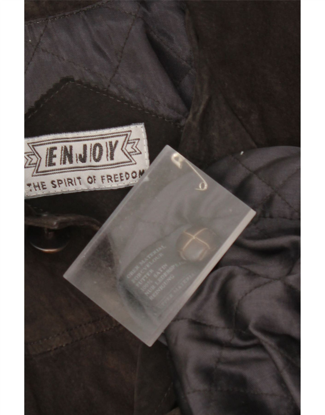 ENJOY Ανδρικό Suede Jacket UK 42 XL Brown