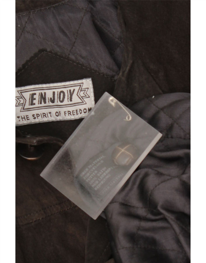 ENJOY Ανδρικό Suede Jacket UK 42 XL Brown
