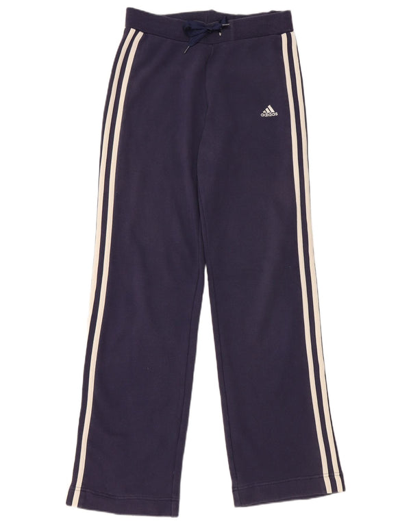 Ανδρική φόρμα ADIDAS Παντελόνι UK 10 Small Navy Blue Cotton