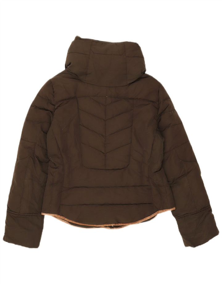 Zara Γυναικείο μπουφάν με κουκούλα UK 14 Medium Khaki