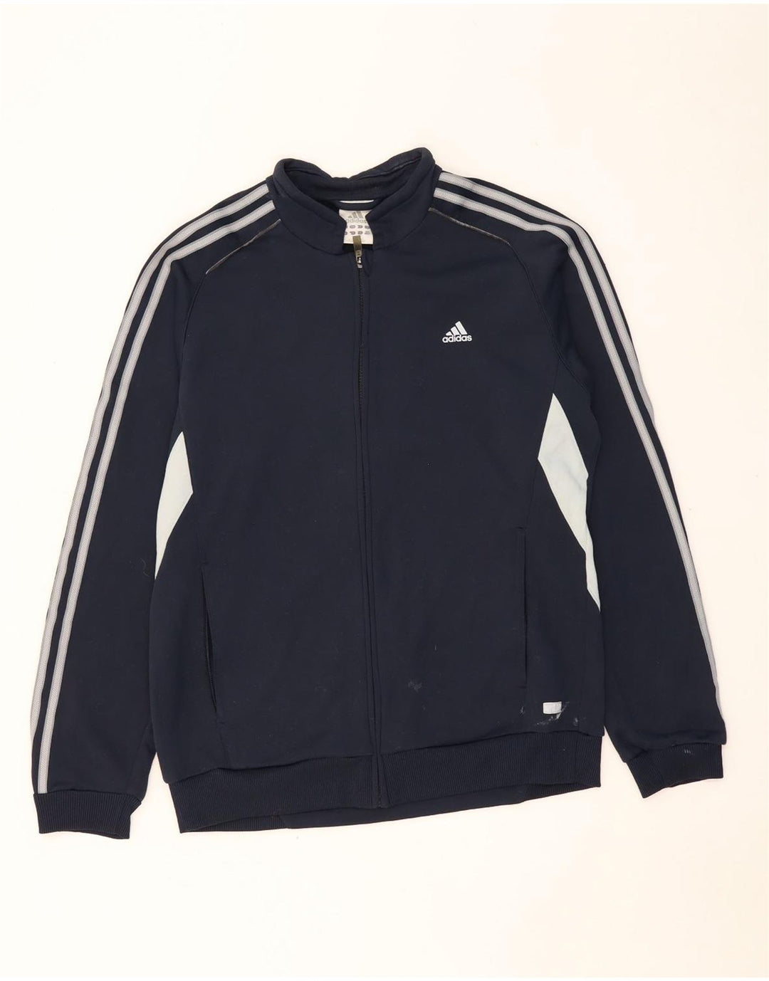 Ανδρική φόρμα ADIDAS Top Jacket Large Navy Blue Colourblock Polyester
