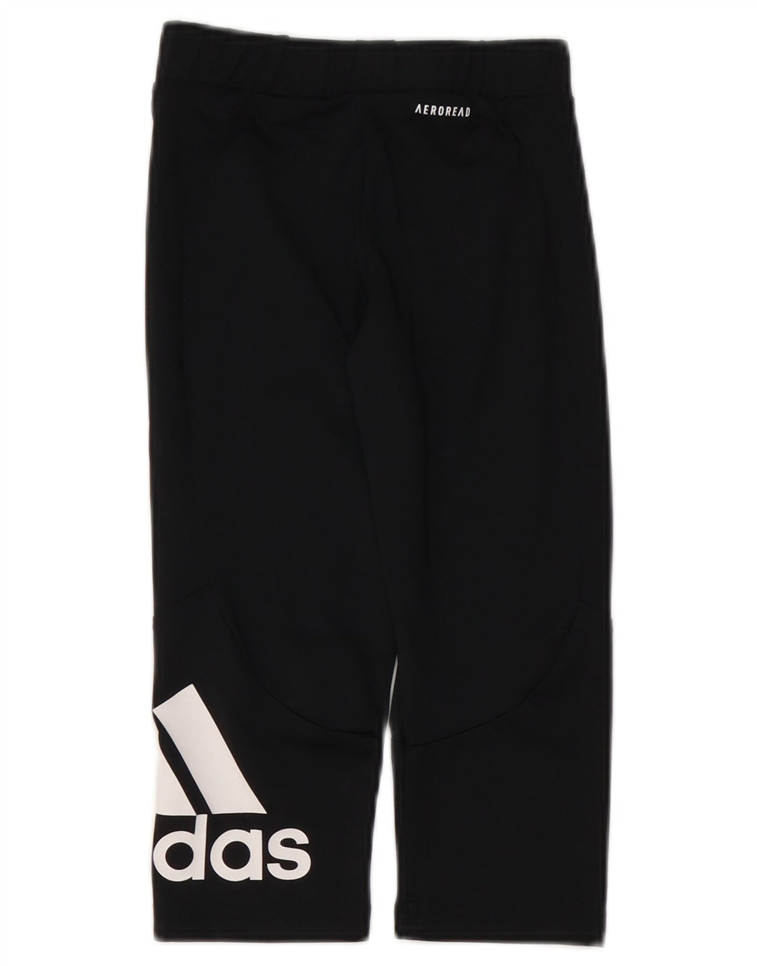 Γραφικό κολάν ADIDAS Girls Aeroready 9-10 ετών μαύρο πολυεστέρα