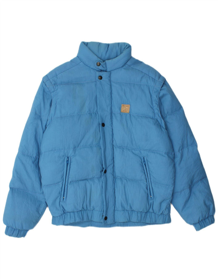 Ανδρικό μπουφάν MC Ross με κουκούλα IT 46 Small Blue Polyamide