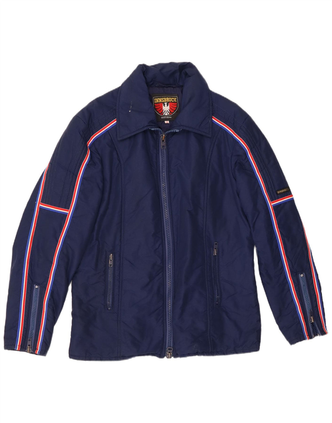Ανδρικό μπουφάν Innsbruck Windbreaker EU 54 2XL Navy Blue ριγέ πολυαμίδιο