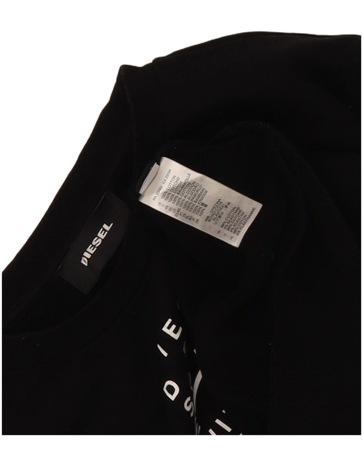 Ανδρικό γραφικό φούτερ Diesel Jumper Medium Μαύρο