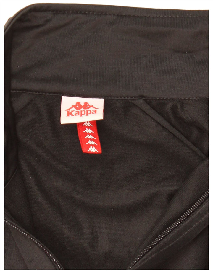Ανδρική φόρμα γραφική Kappa Top Jacket Small Black Polyester