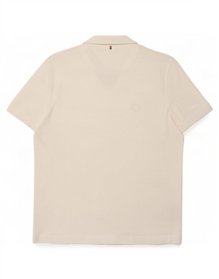 Pretty Green Ανδρικό Πόλο Μπλουζάκι XL Λευκό βαμβακερό