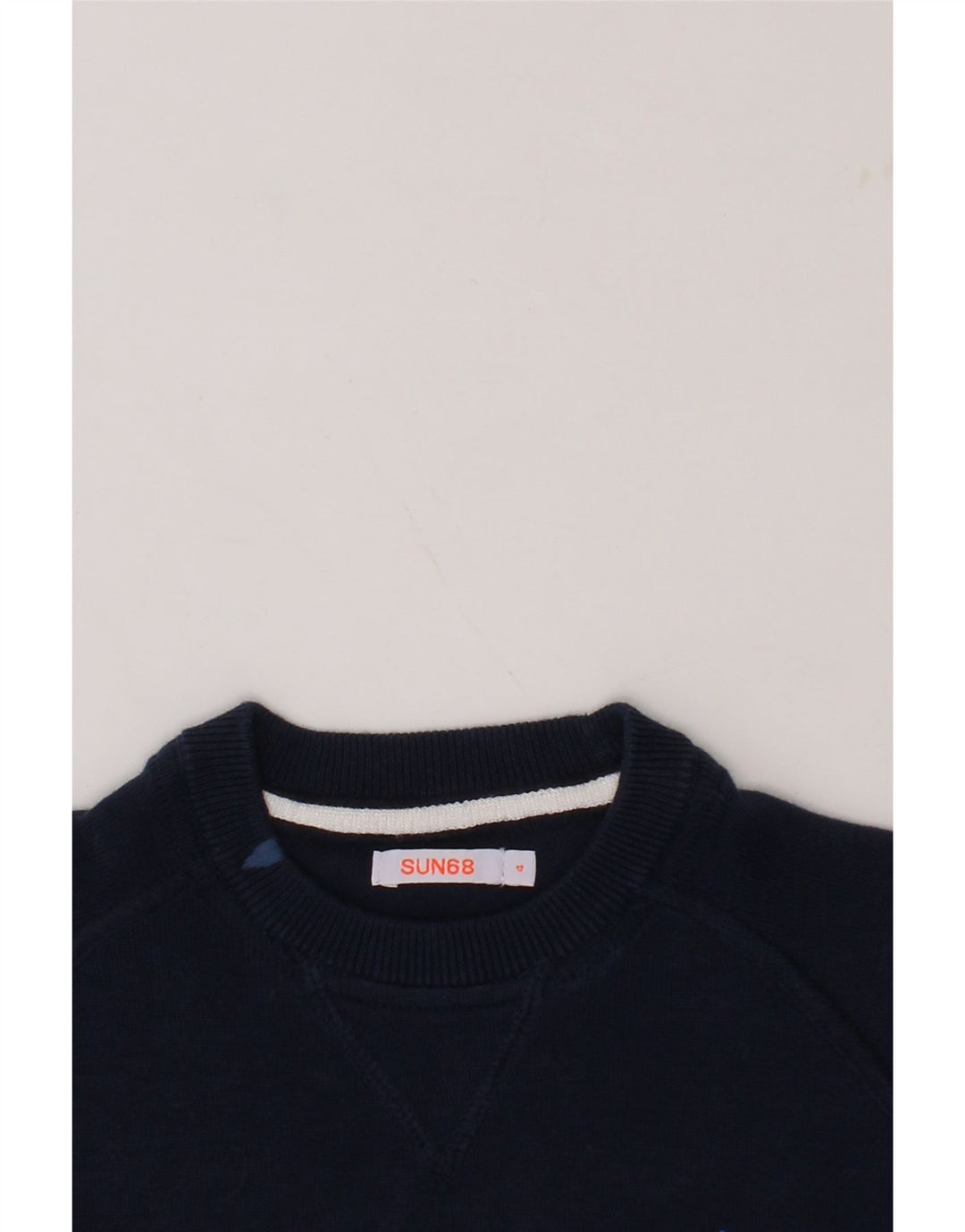 SUN68 Boys Sweatshirt Jumper 3-4 Years Navy Blue Cotton Vintage Sun68 and Second-Hand Sun68 from Messina Hembry 