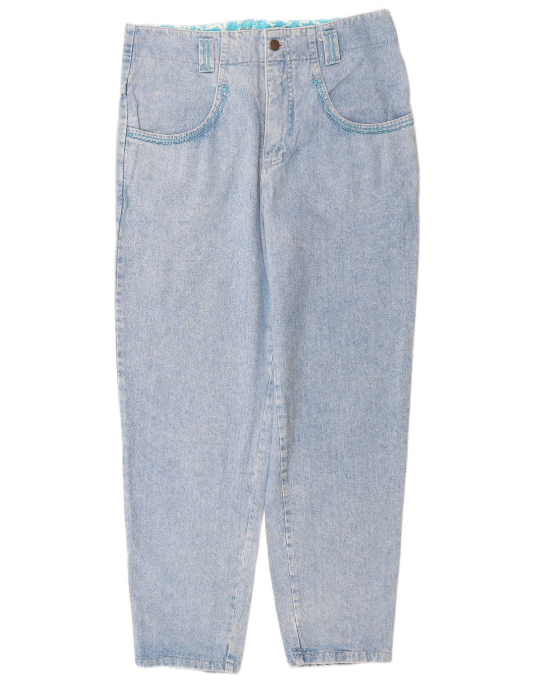 Mash Γυναικείο Tapered Jeans IT 46 Large W30 L30 Blue Cotton