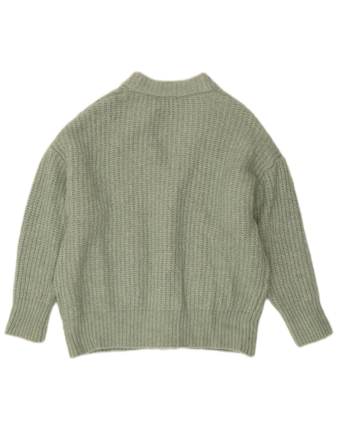 Zara Γυναικείο πουλόβερ με ζακέτα UK 14 Medium Green