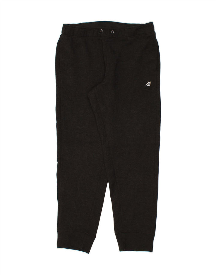 EDDIE BAUER Mens Tracksuit Trousers Joggers Large  Black Polyester Vintage Eddie Bauer and Second-Hand Eddie Bauer from Messina Hembry 