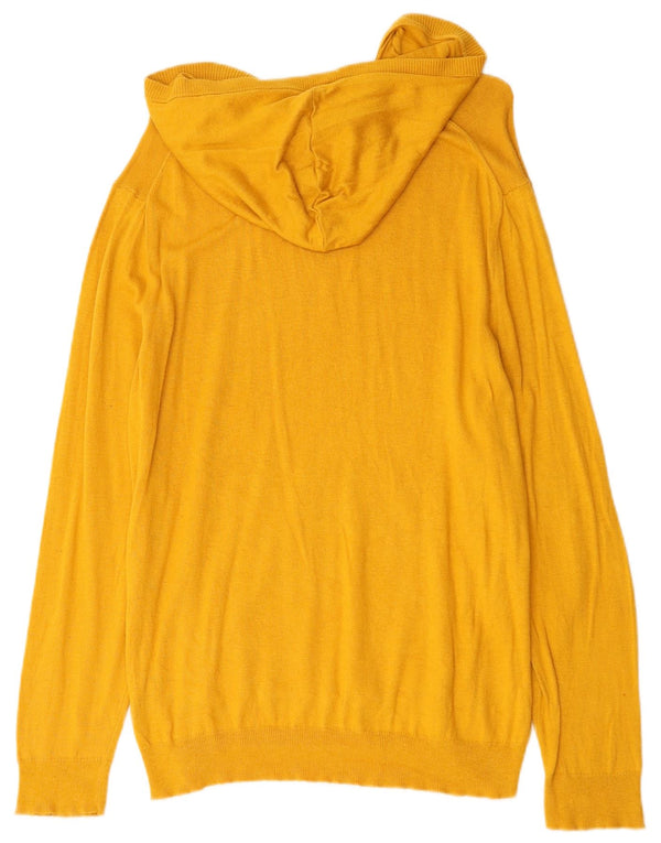 Zara Ανδρικό Hoodie Jumper Medium Yellow