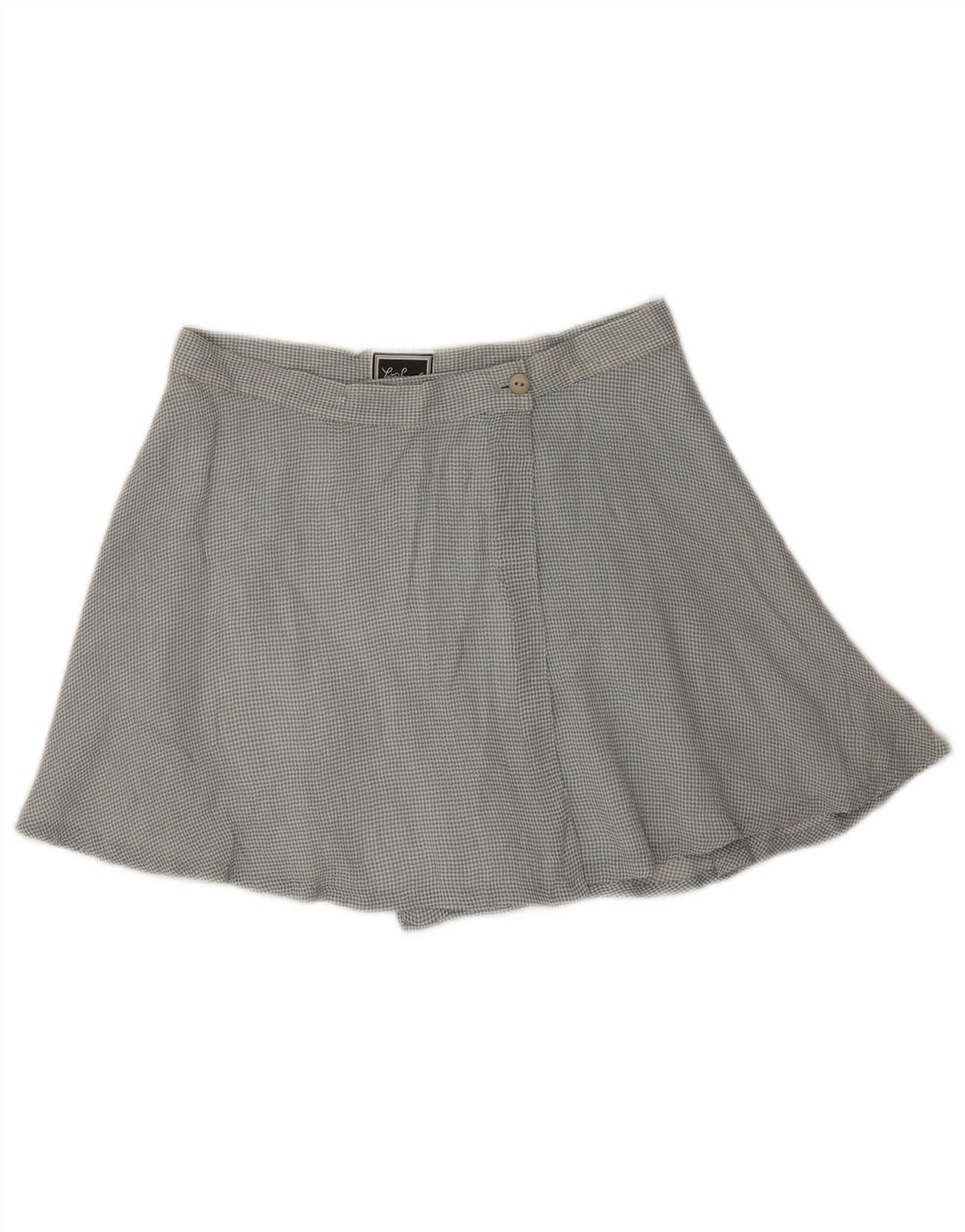 Luisa Spagnoli Γυναικεία Μίνι Φούστα Wrap Medium W26 Blue Gingham