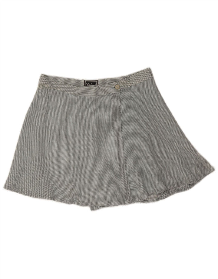Luisa Spagnoli Γυναικεία Μίνι Φούστα Wrap Medium W26 Blue Gingham