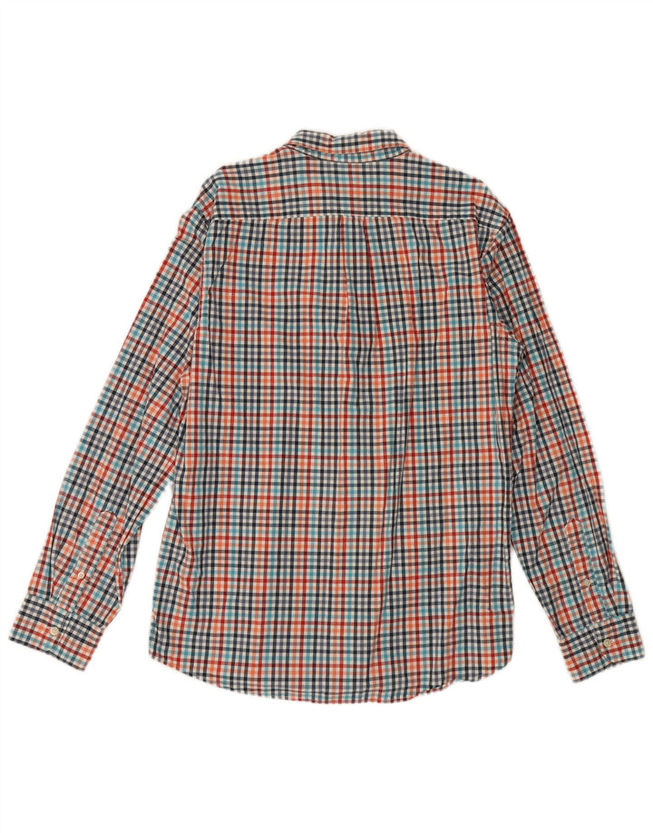 Ανδρικό πουκάμισο Gap Slim Fit Μεγάλο πολύχρωμο βαμβακερό Gingham