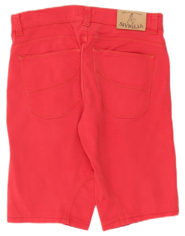 SIVIGLIA Ανδρικό σορτς casual W31 Μεσαίο κόκκινο βαμβακερό