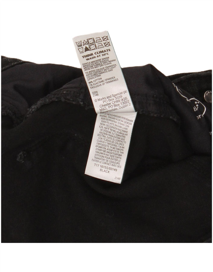 Marks & Spencer Ανδρικό Slim Jeans W34 L31 Μαύρο βαμβακερό