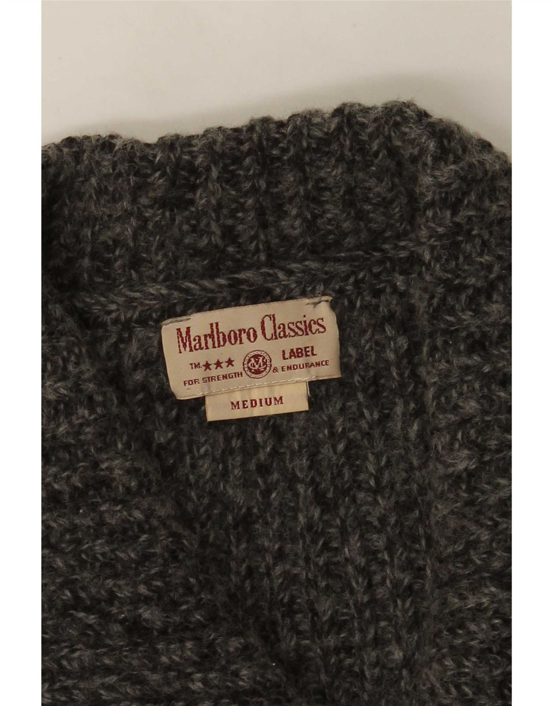 Γυναικείο πουλόβερ Marlboro Classics Crop Cardigan UK 14 Medium Grey Flecked