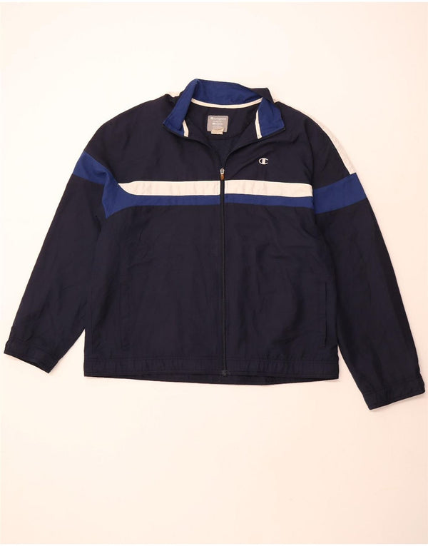 Ανδρική φόρμα CHAMPION Top Jacket XL Navy Blue Colorblock Polyester