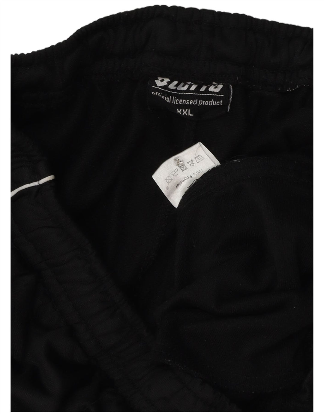 Ανδρική φόρμα Lotto Παντελόνι Joggers 2XL Μαύρο Πολυεστέρα