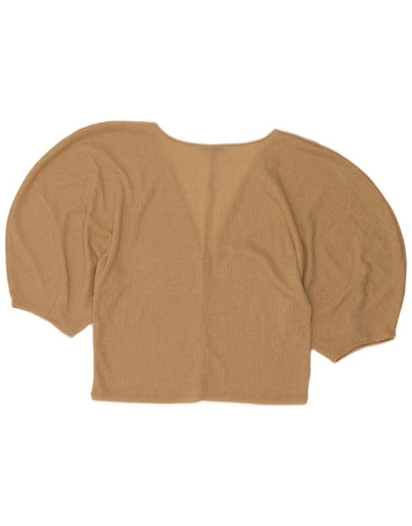 Zara Γυναικεία Μπλούζα Τοπ UK 12 Medium Beige
