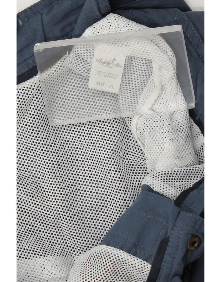 AUSTRALIAN L'ALPINA Ανδρικό γραφικό αθλητικό σορτς XL Navy Blue Polyester