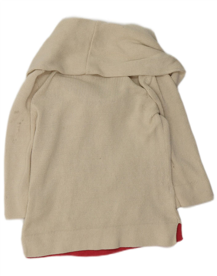 Joules Γυναικείο πουλόβερ με σάλι λαιμό UK 8 Small Off White