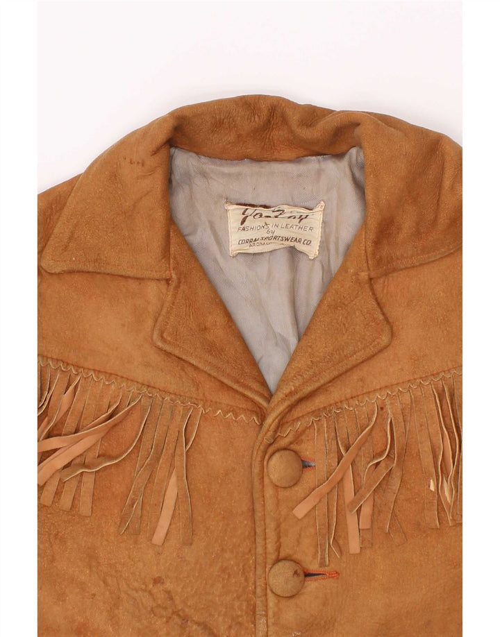 Μπουφάν Quilon Boys Western Suede 5-6 Years Beige