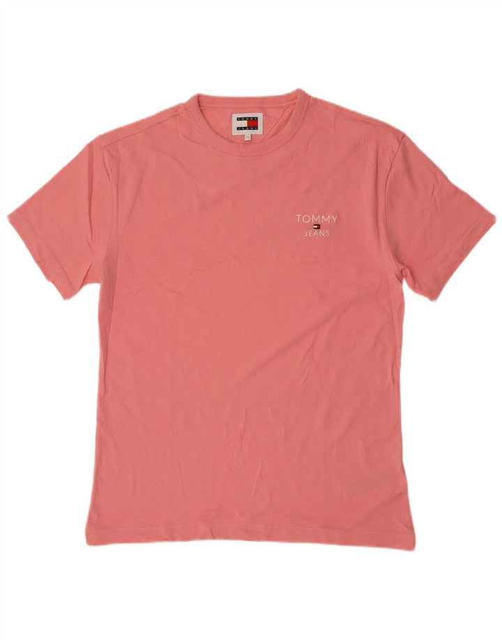 Ανδρικό T-Shirt Tommy Hilfiger Top Μικρό ροζ βαμβακερό
