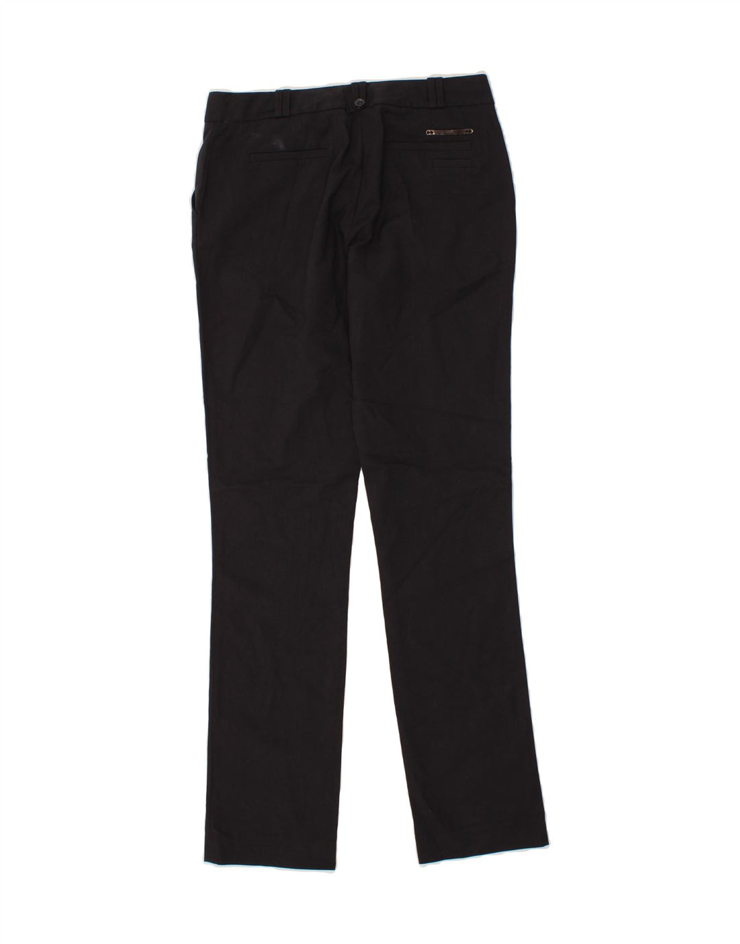 MASSIMO DUTTI Womens Slim Suit Trousers W30 L31 Black Cotton Vintage Massimo Dutti and Second-Hand Massimo Dutti from Messina Hembry 