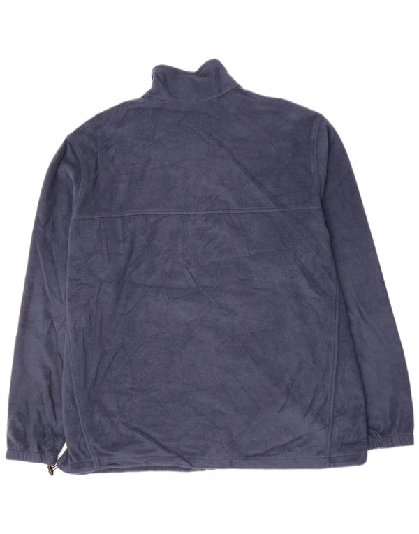 Columbia Ανδρικό Fleece Jacket UK 44 2XL Navy Blue Polyester