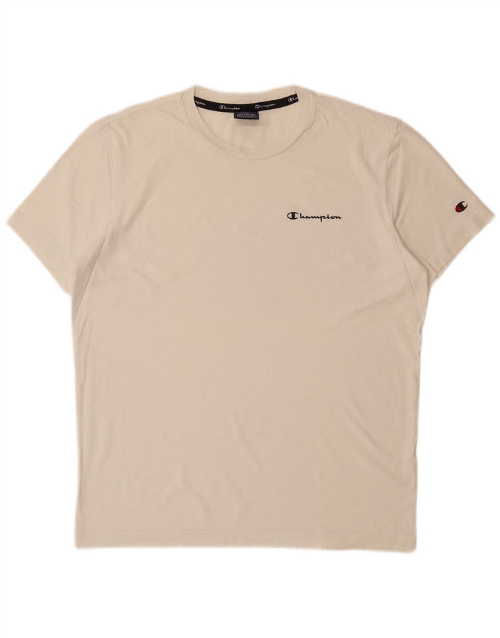Ανδρικό T-Shirt CHAMPION Top Small Off White