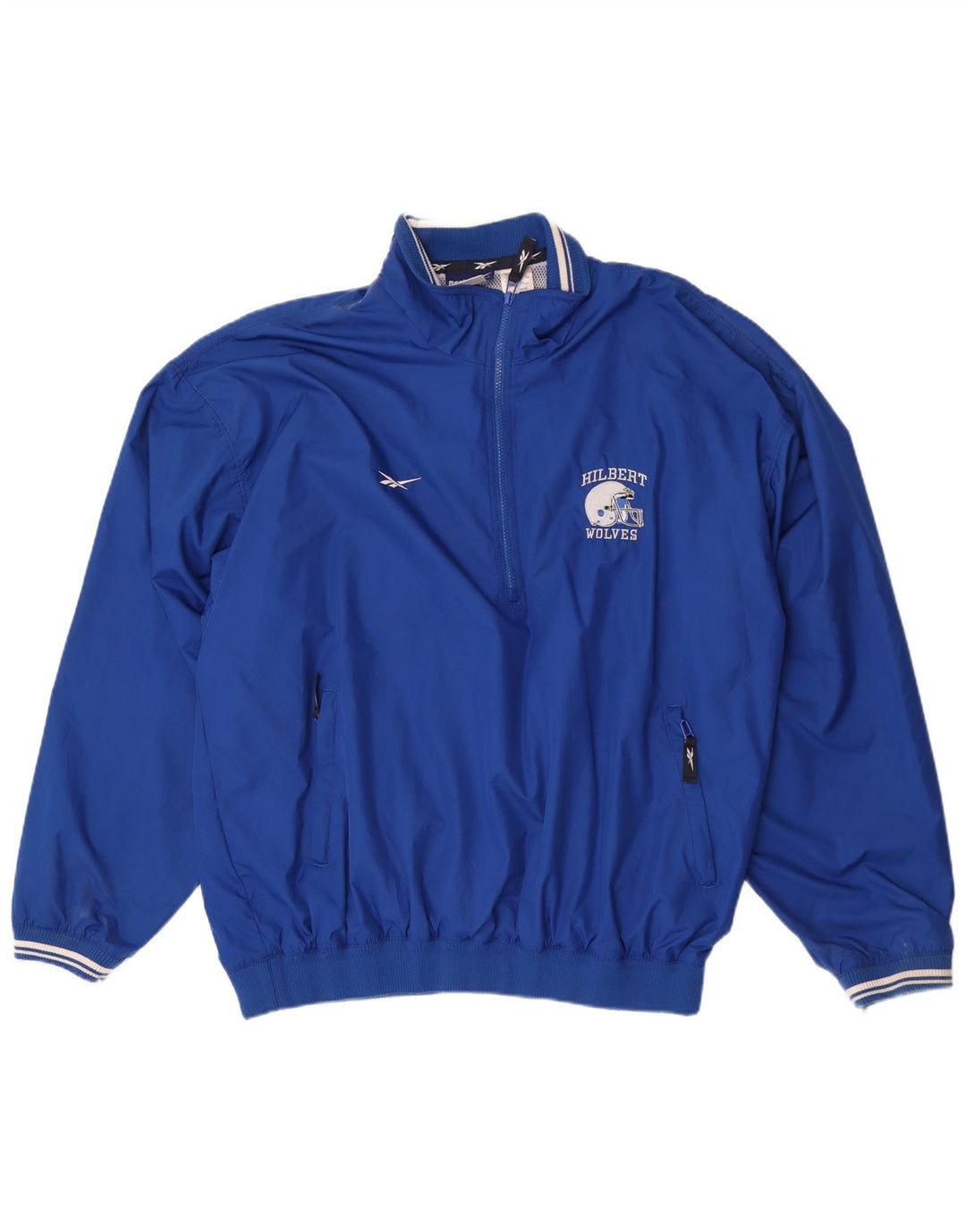 Ανδρική φόρμα με γραφικό πουλόβερ Reebok Top Jacket XL Blue Polyester