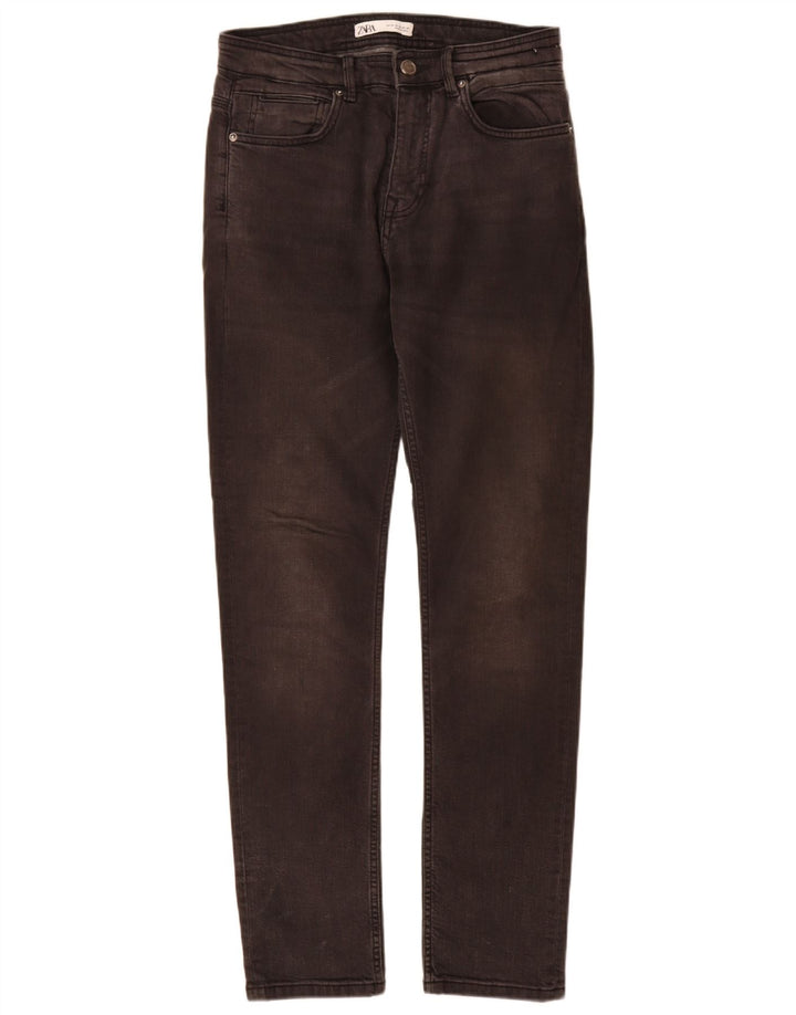 Zara Ανδρικό Slim Jeans EU 38 Small W30 L32 Γκρι βαμβακερό