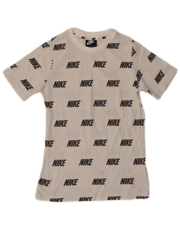 Μπλουζάκι Nike Boys Graphic T-shirt 12-13 ετών μεγάλο λευκό βαμβακερό
