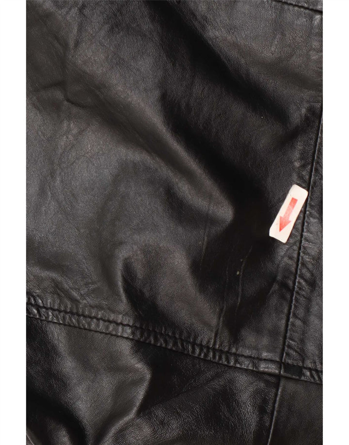 Gipsy Ανδρικό Δερμάτινο Μπουφάν UK 40 Large Μαύρο