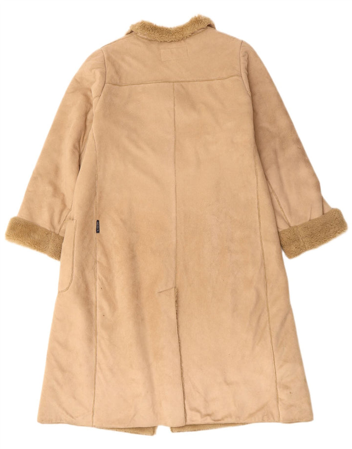ARMANI Γυναικείο Παλτό Sherpa UK 16 Large Beige