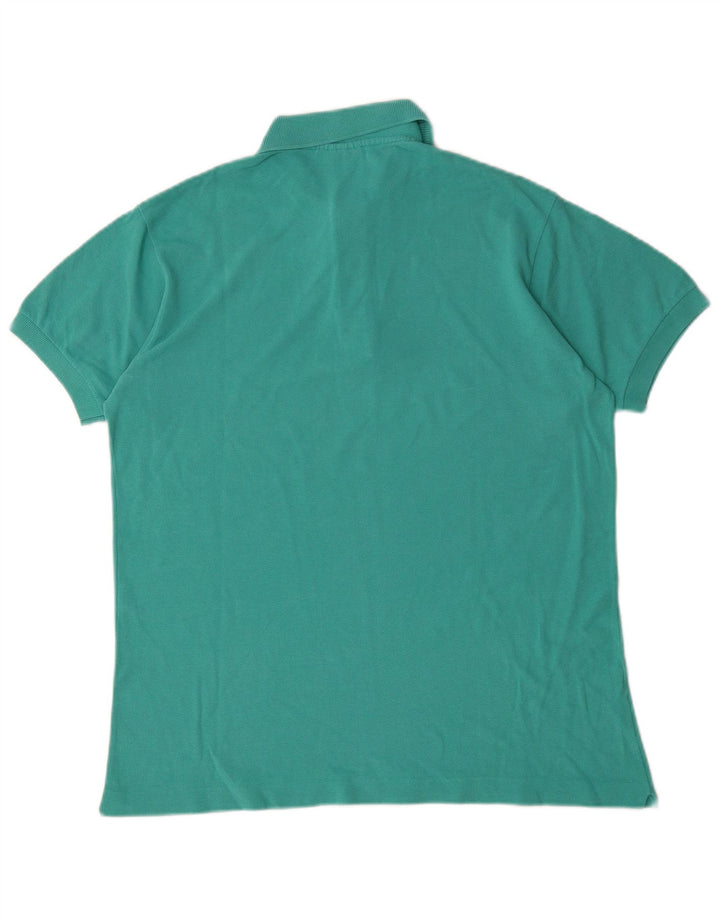Ανδρικό μπλουζάκι πόλο Lacoste, Μέγεθος 4, Μεσαίο Τυρκουάζ Βαμβάκι