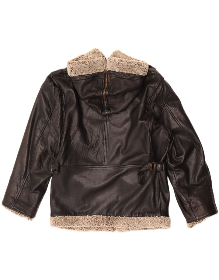 Henry Cottons Γυναικείο Μπουφάν υπερμεγέθη με κουκούλα IT 42 Μεσαίο Μαύρο