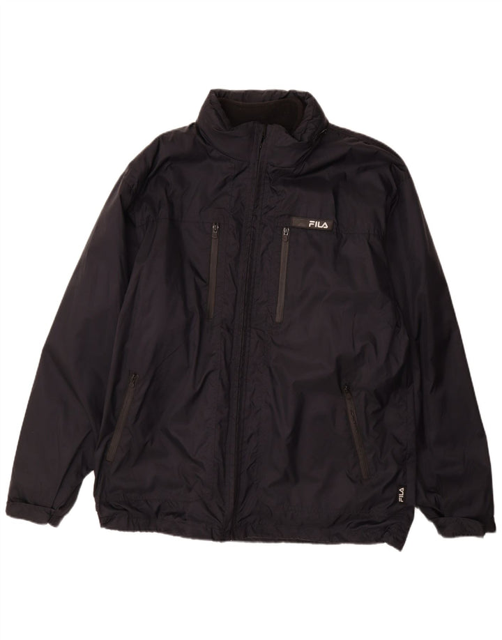Ανδρικό μπουφάν FILA Windbreaker UK 44 2XL Navy Blue Polyamide