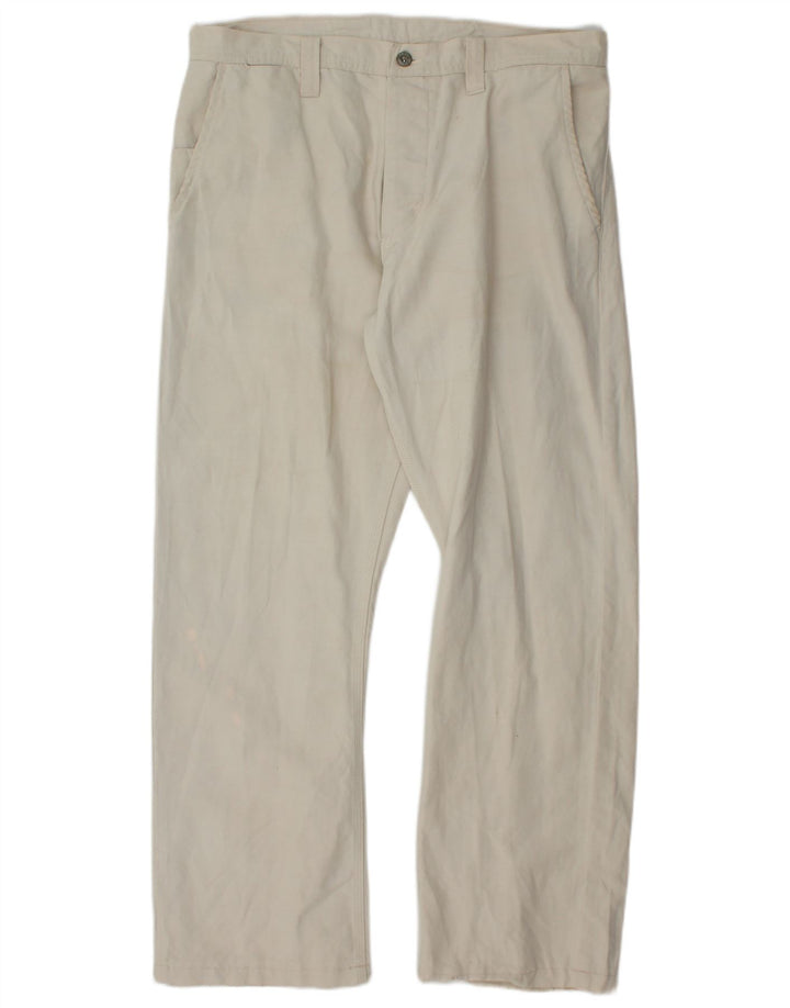 Ανδρικό ίσιο παντελόνι Chino LEE W36 L30 Off White